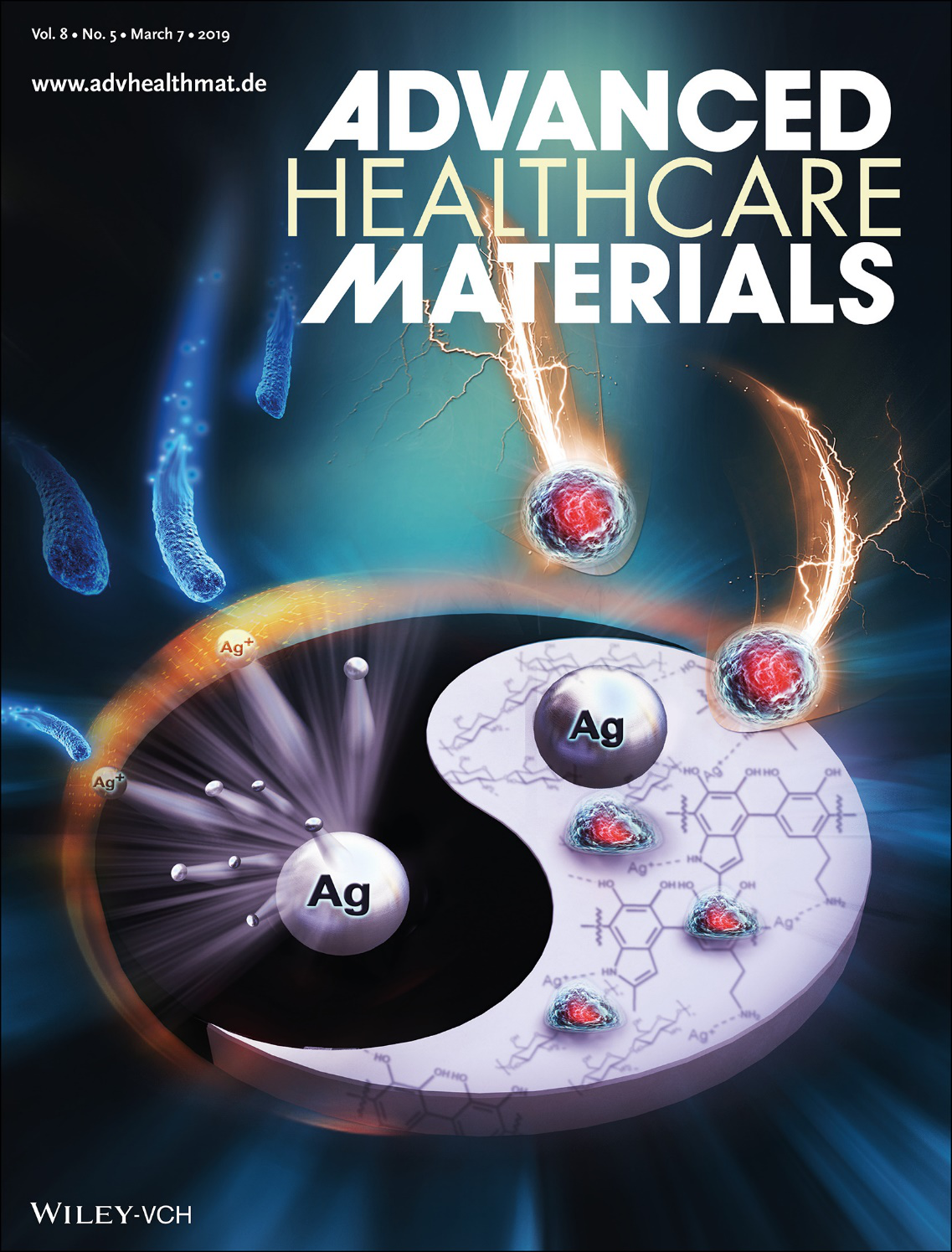 湖北大学2016级本科生周子傲在Advanced healthcare Materials 上发表高水平研究论文湖北大学材料科学与工程学院